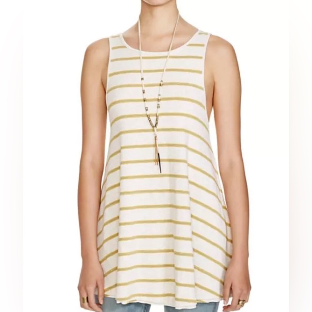 we the Free Garden Sleeveless Striped Tunic